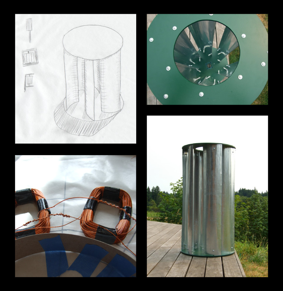 Fig.2 - Images from the design and construction phase.